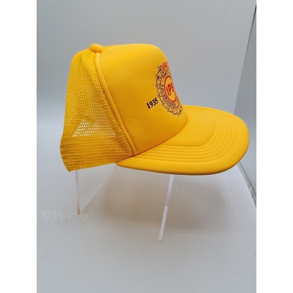 Vintage IPS Independents Parts Supplies Appliances Hat Cap Snapback Yellow - Picture 5 of 10